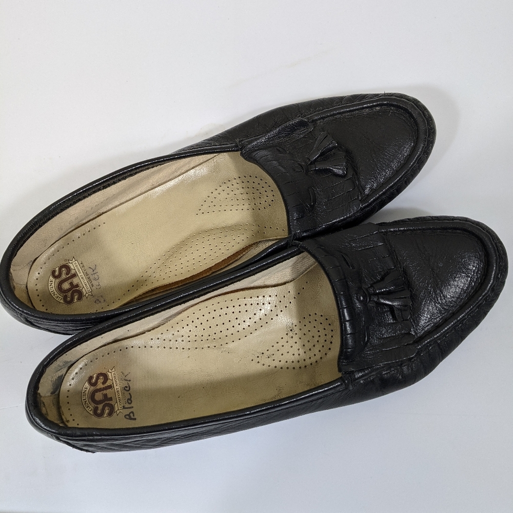 SAS Black Loafers SZ 9.5